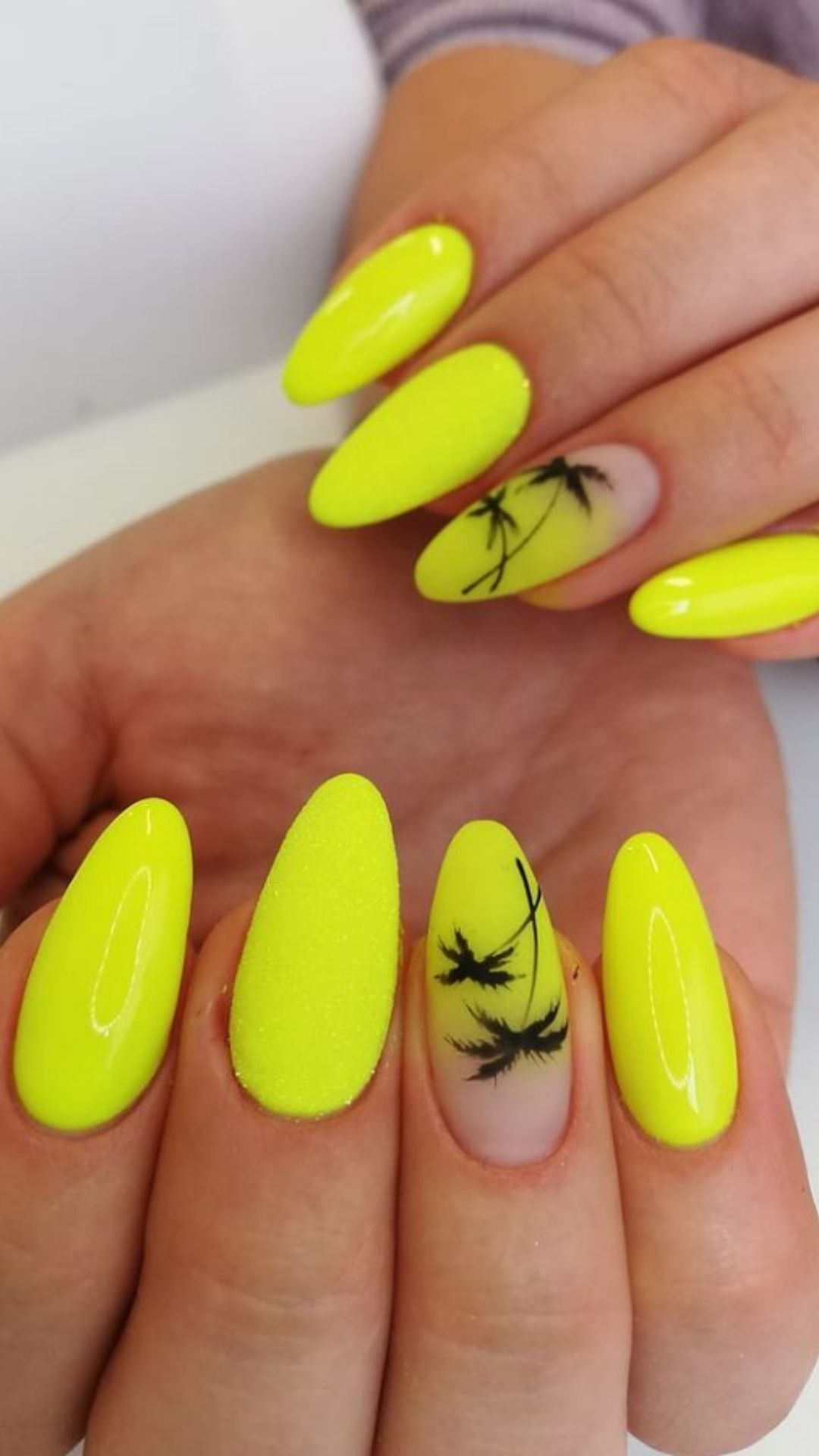 Neon yellow nails | Neon Yellow Nails and Ideas for falls 2021