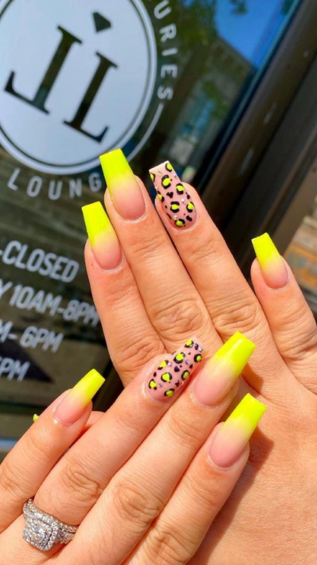 Neon yellow nails | Neon Yellow Nails and Ideas for falls 2021