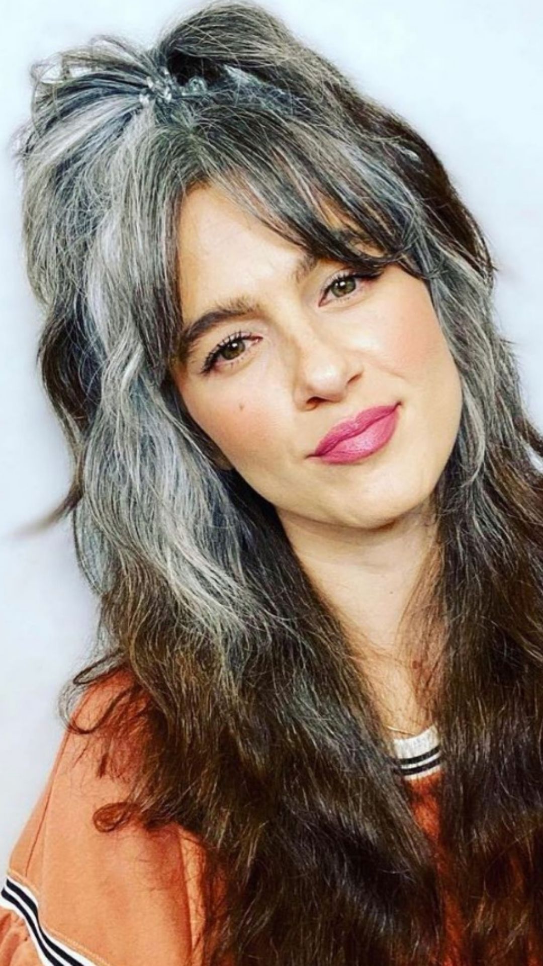 Silver ombre hair | The hottest hair color for long hairstyles