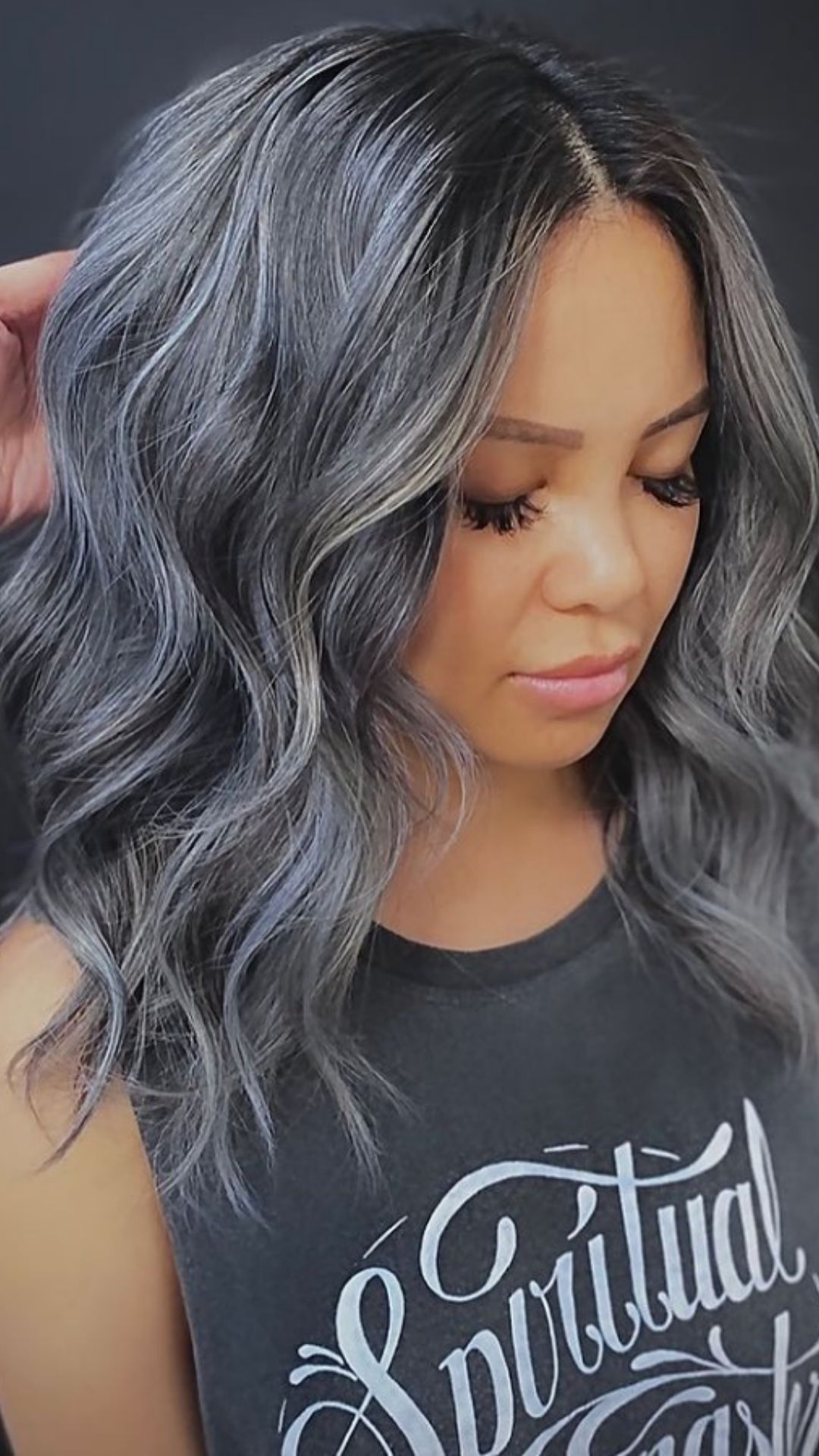 Silver ombre hair | The hottest hair color for long hairstyles