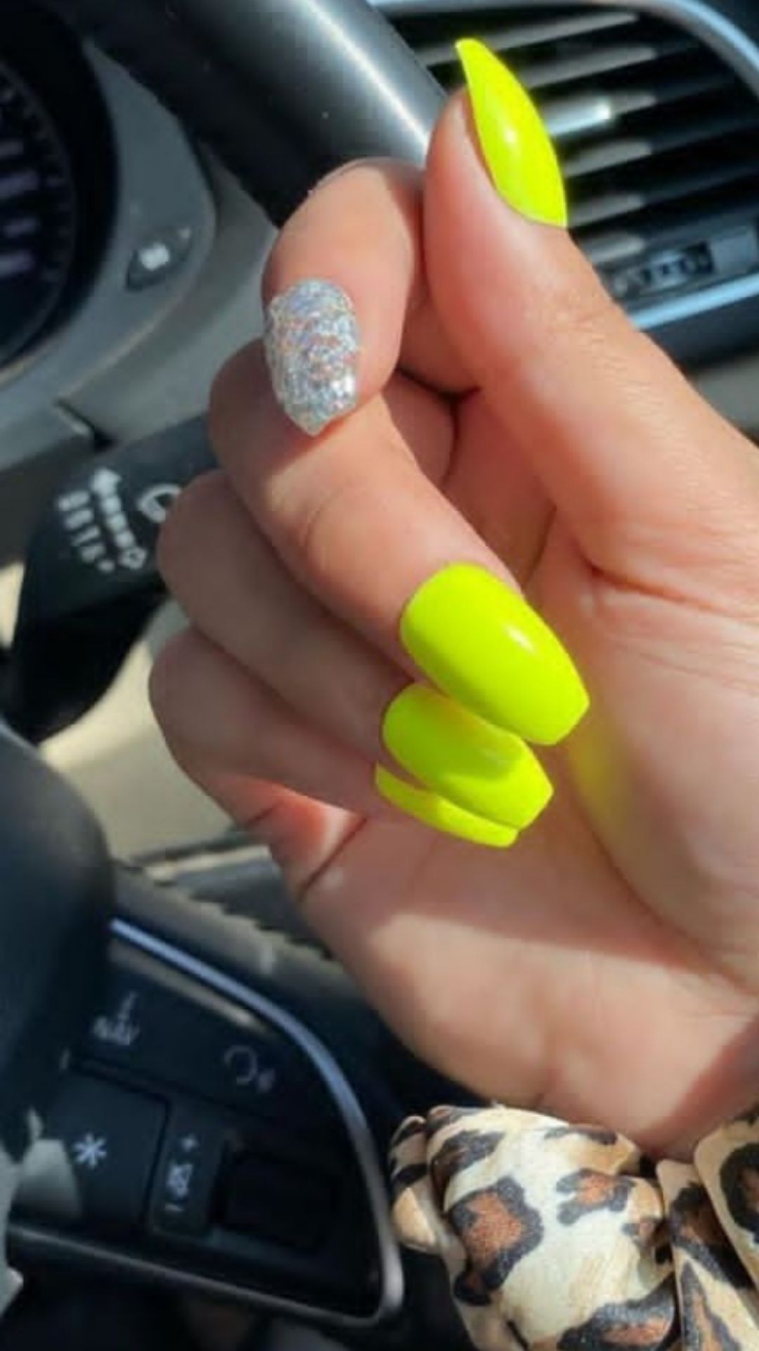 Neon yellow nails | Neon Yellow Nails and Ideas for falls 2021