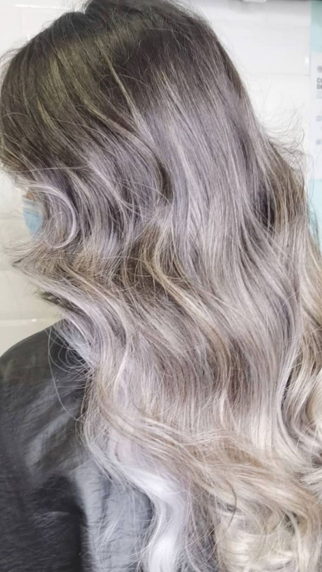 Silver ombre hair | The hottest hair color for long hairstyles