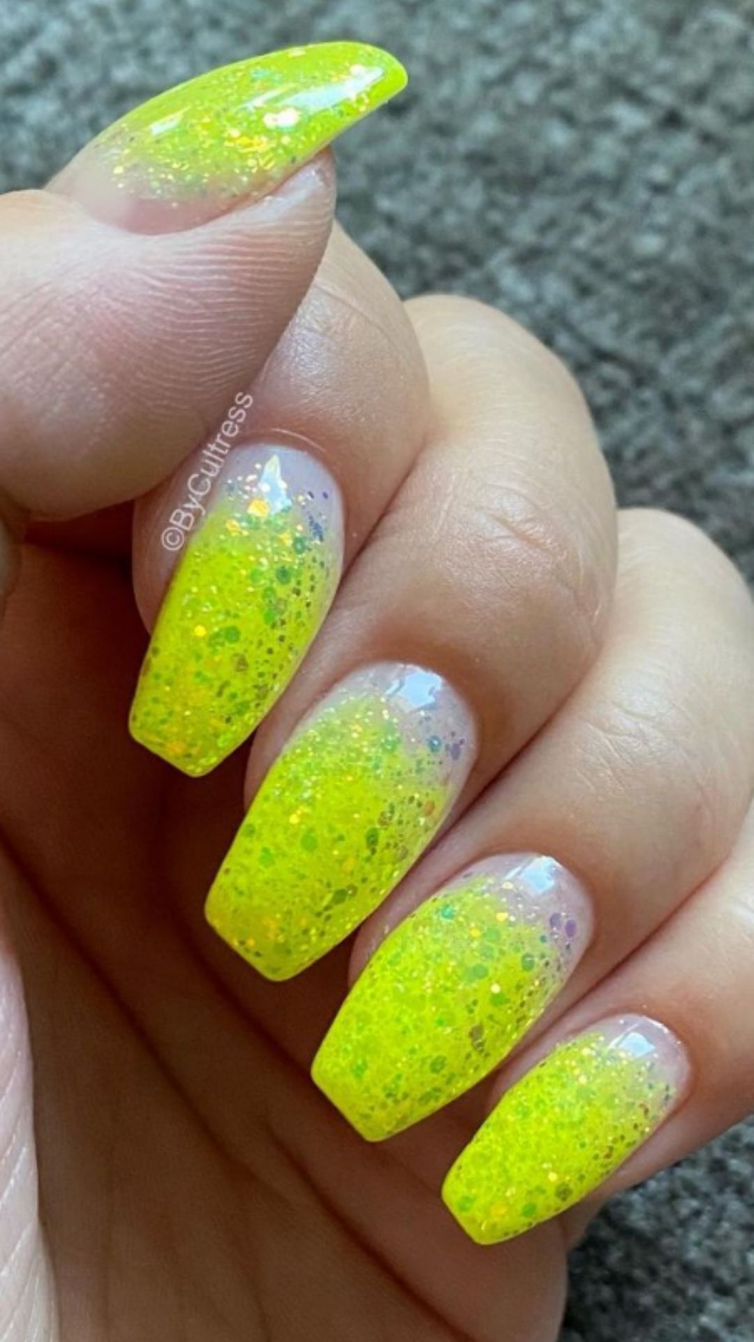 Neon yellow nails | Neon Yellow Nails and Ideas for falls 2021