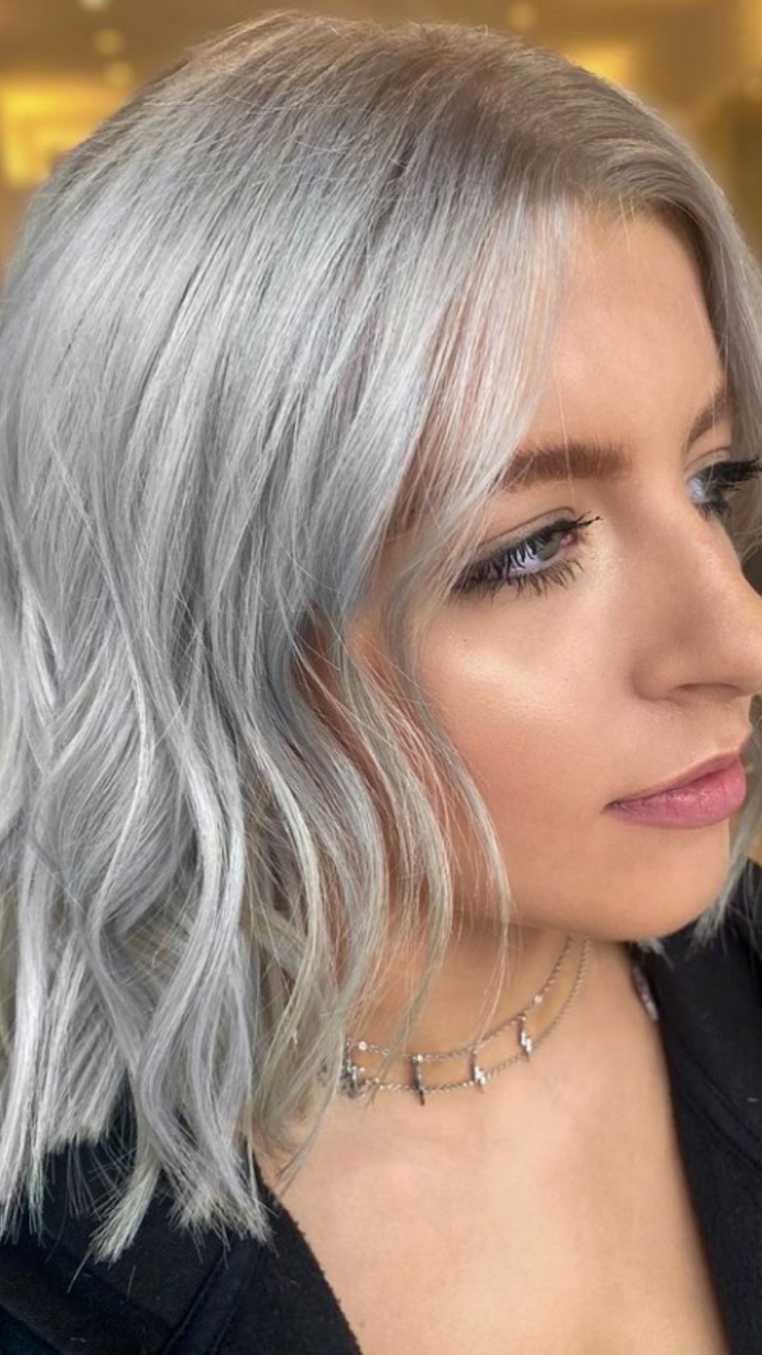 Silver ombre hair | The hottest hair color for long hairstyles