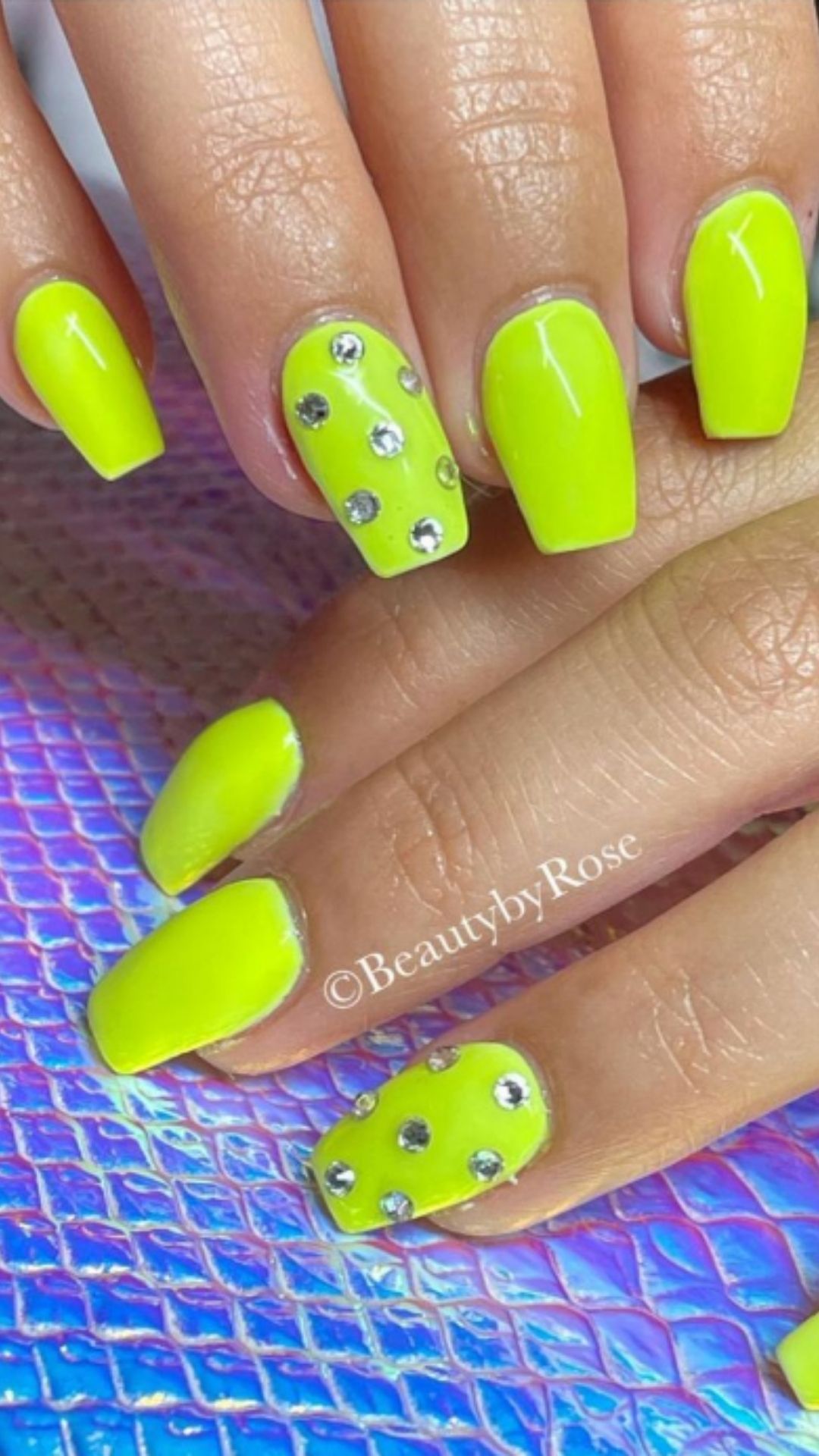 Neon yellow nails | Neon Yellow Nails and Ideas for falls 2021