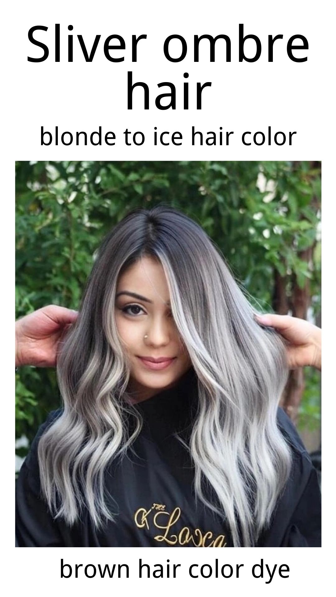 Silver ombre hair | The hottest hair color for long hairstyles