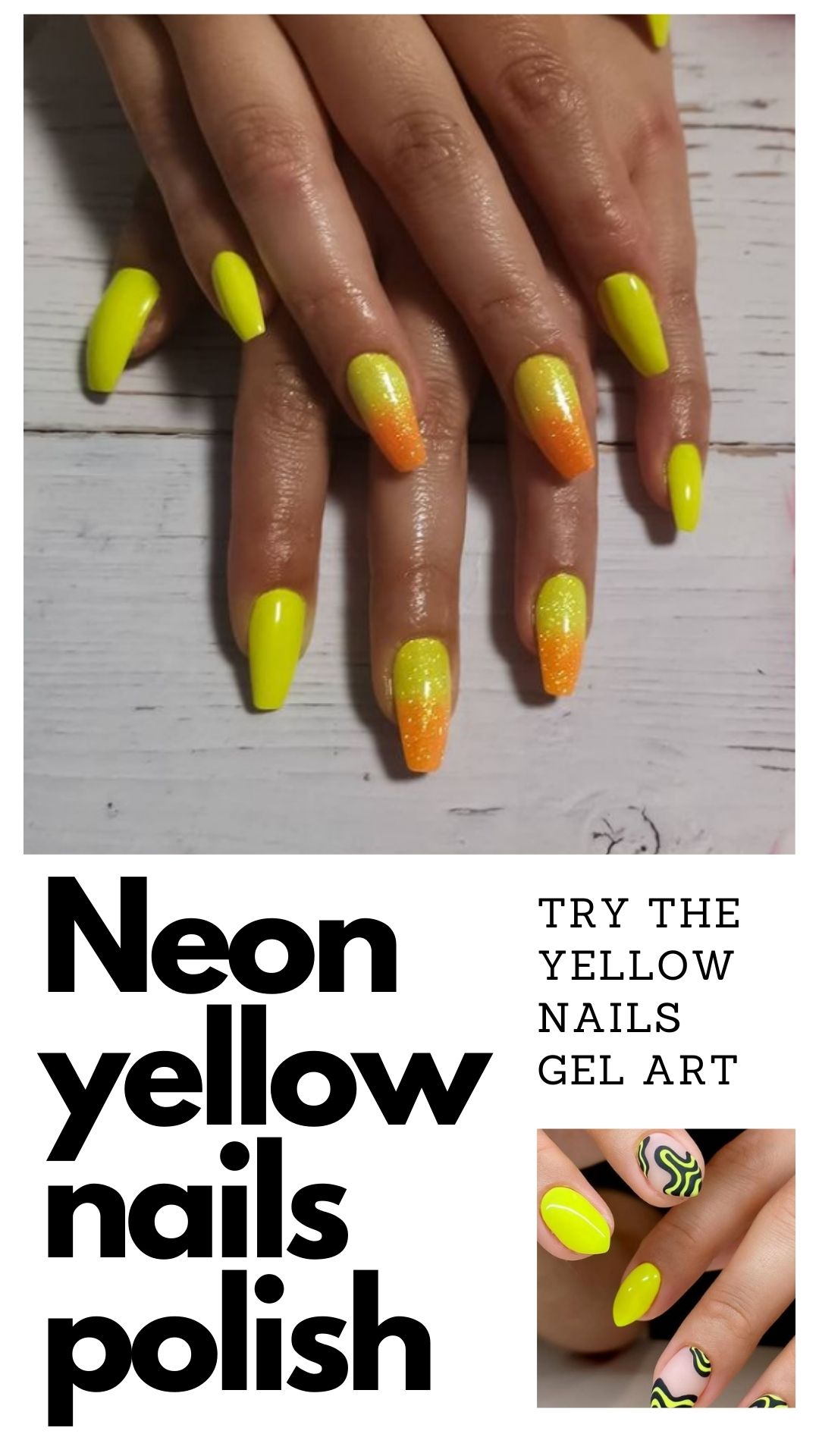 Neon yellow nails | Neon Yellow Nails and Ideas for falls 2021