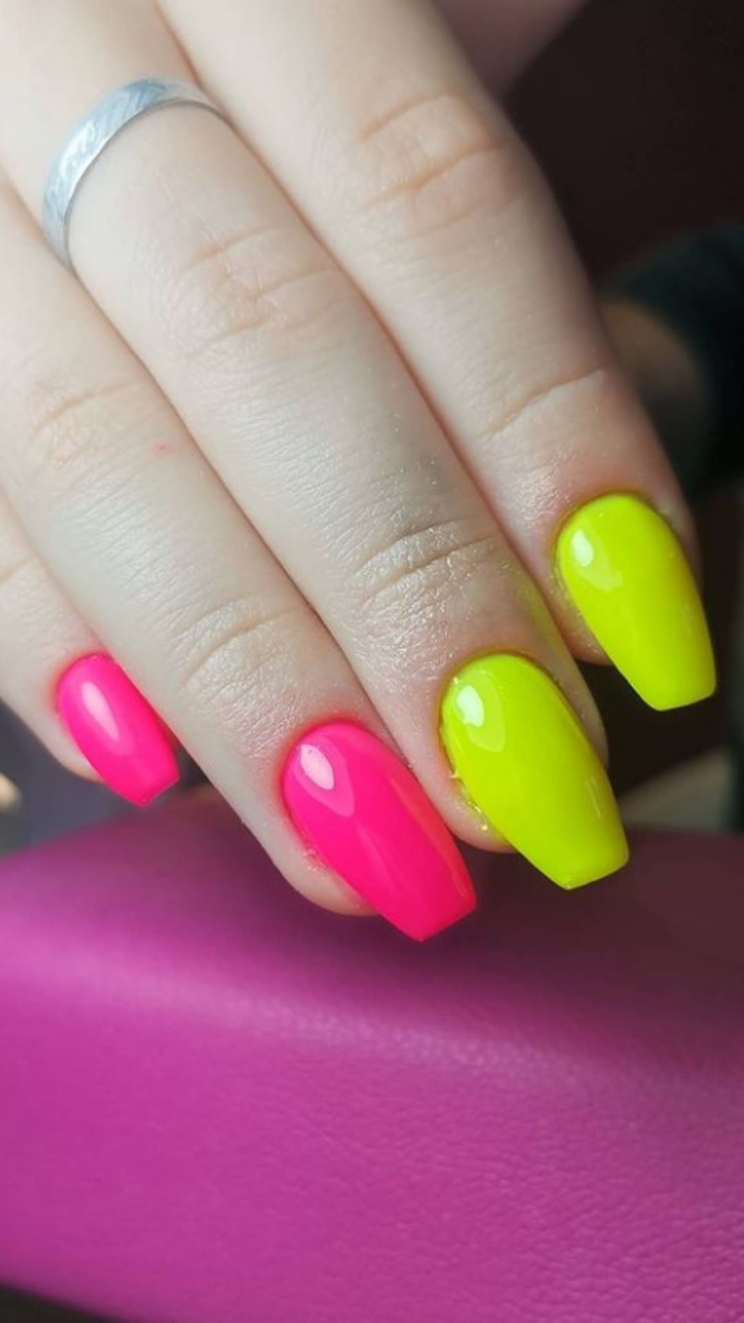 Neon yellow nails | Neon Yellow Nails and Ideas for falls 2021