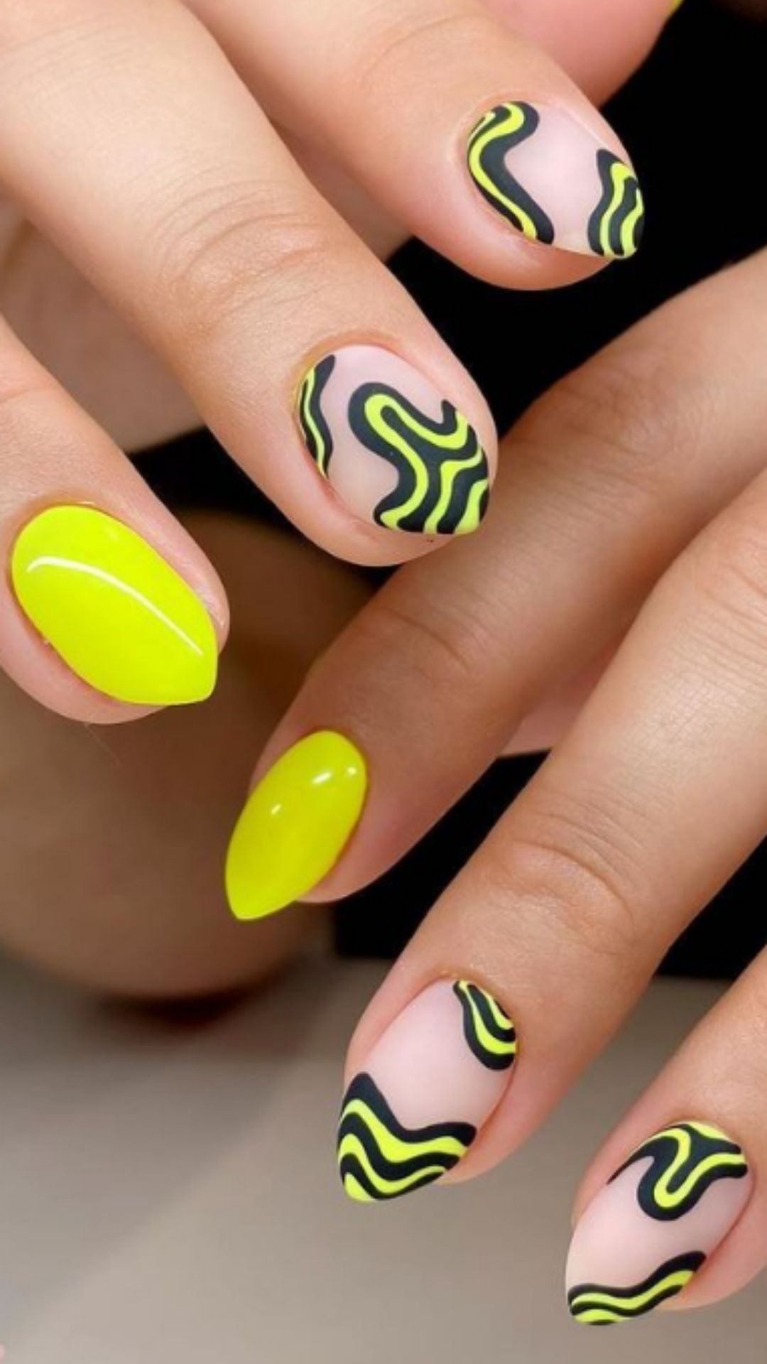 Neon yellow nails | Neon Yellow Nails and Ideas for falls 2021