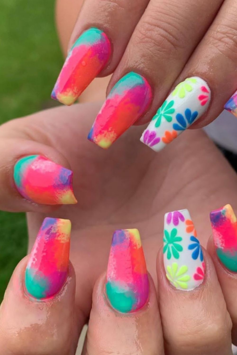 30 Gorgeous bright fall acrylic nails 2021 ​for every aesthetic