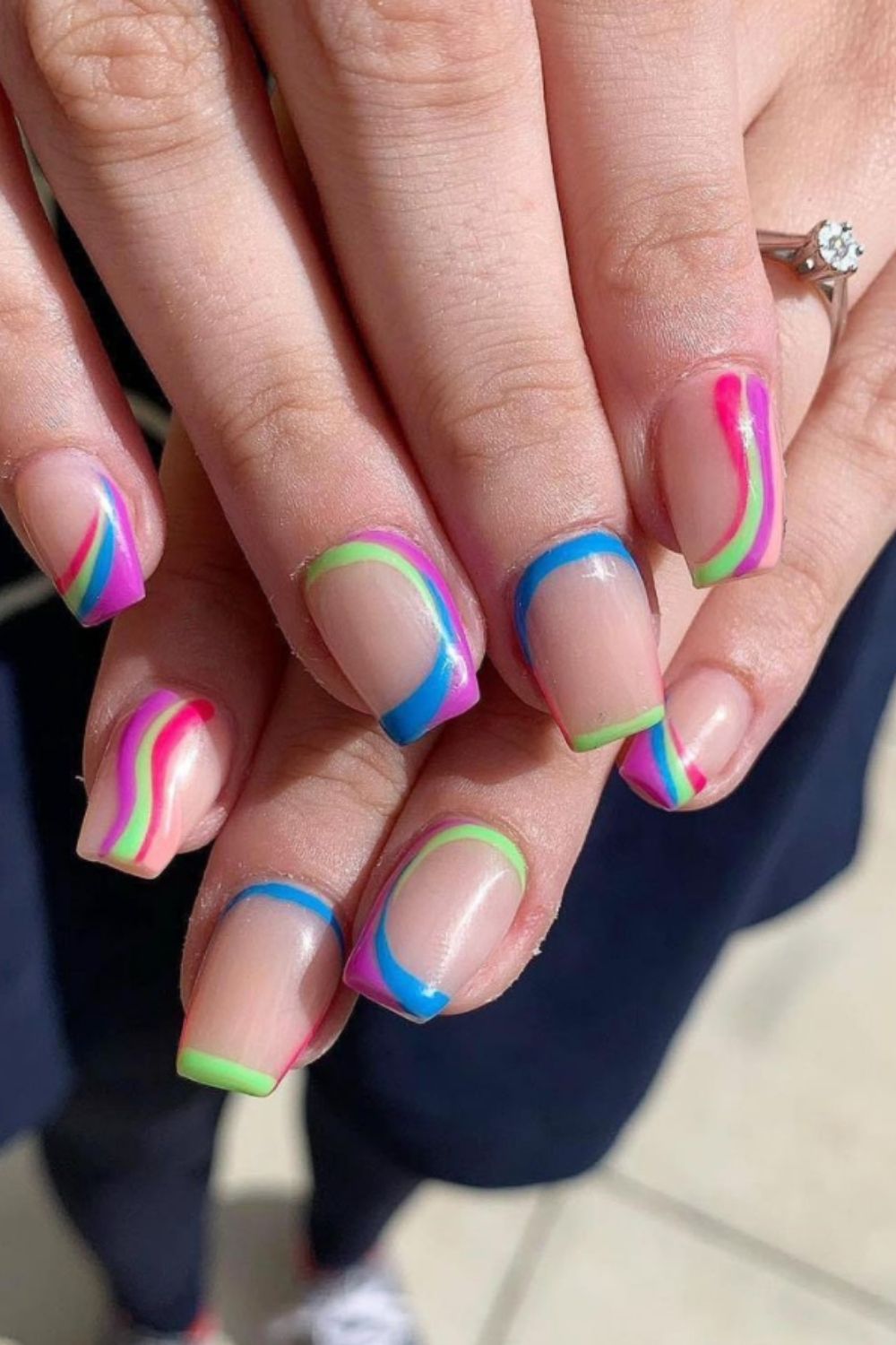 30 Gorgeous bright fall acrylic nails 2021 ​for every aesthetic