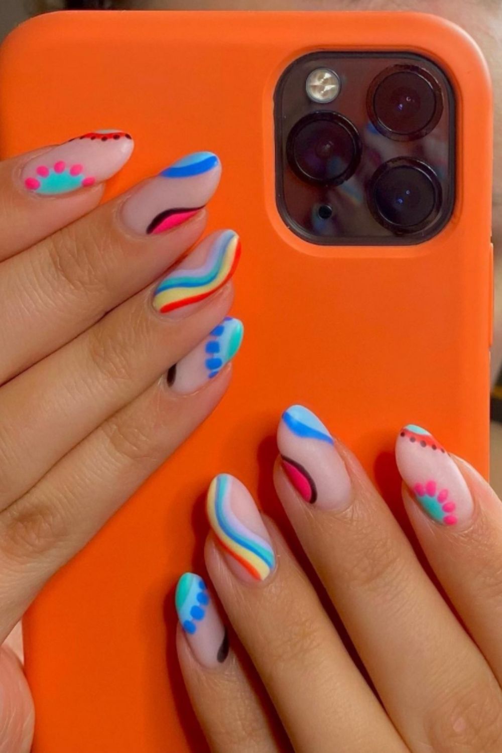 38 Chic Short Acrylic Nails and pretty nail art designs