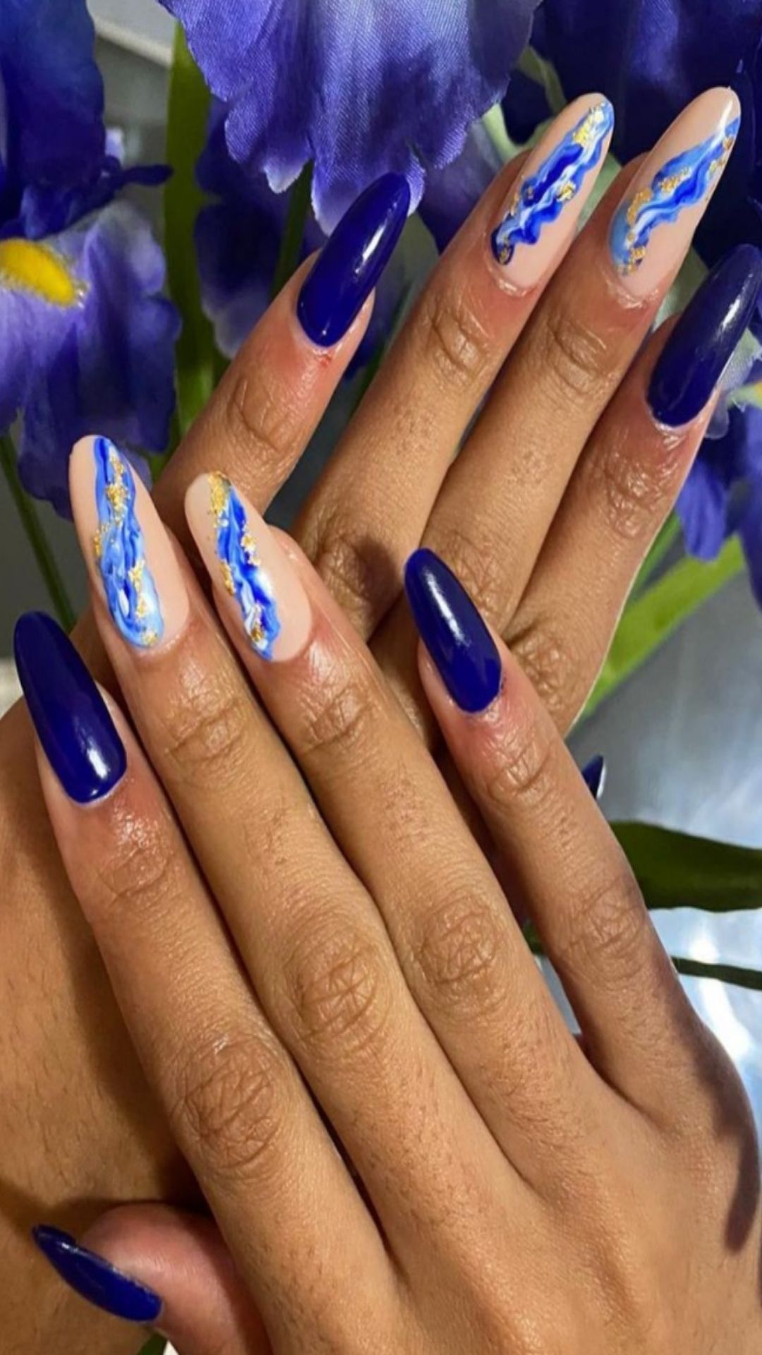 30 Stunning Blue nails aesthetic for a Bold and Beautiful Look 