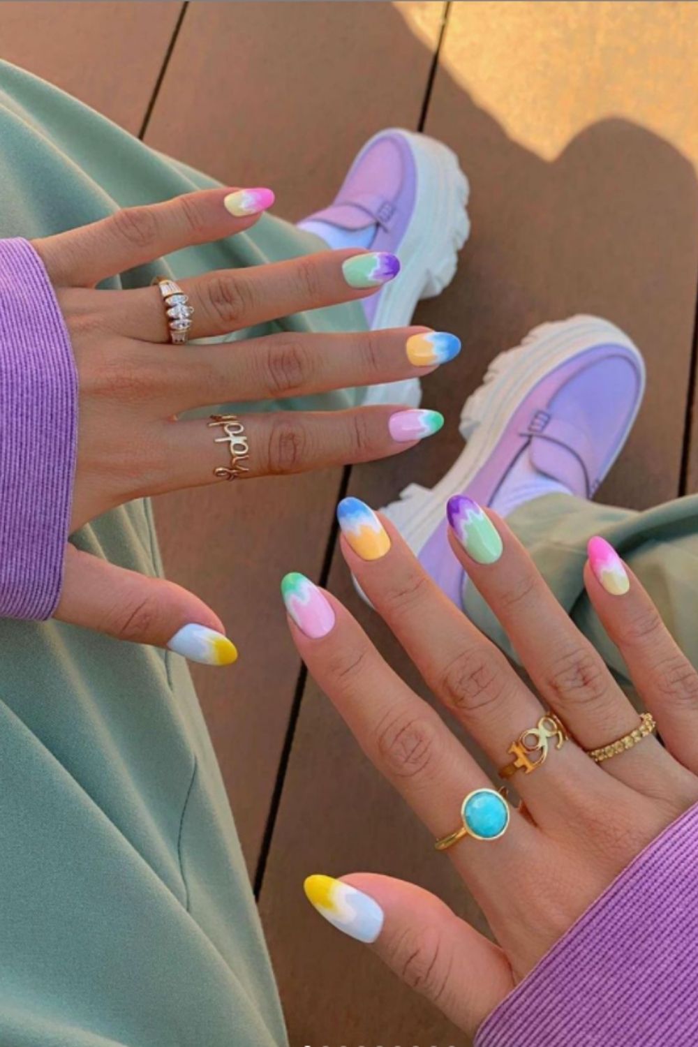 38 Chic Short Acrylic Nails and pretty nail art designs