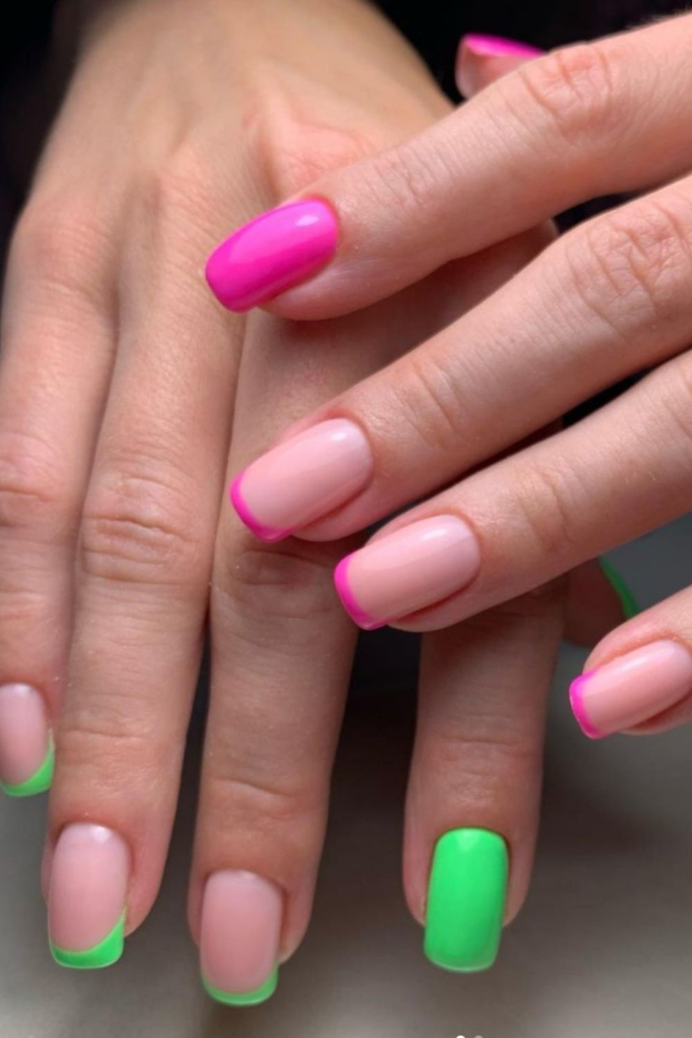 38 Chic Short Acrylic Nails and pretty nail art designs