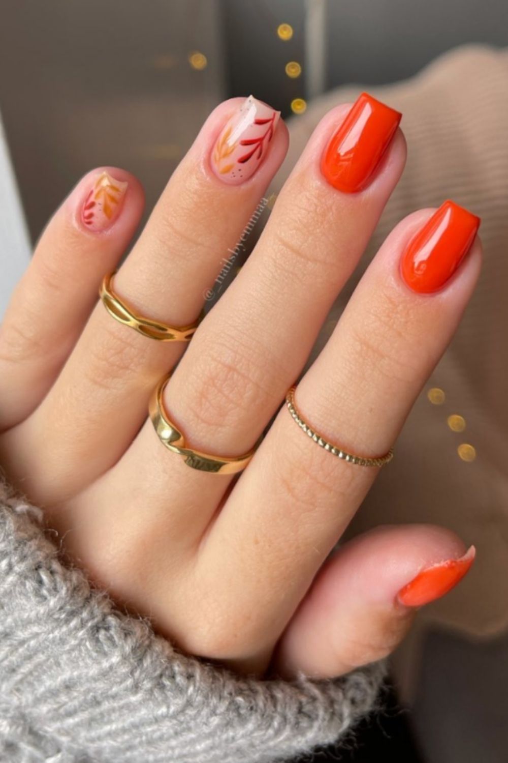 38 Chic Short Acrylic Nails and pretty nail art designs