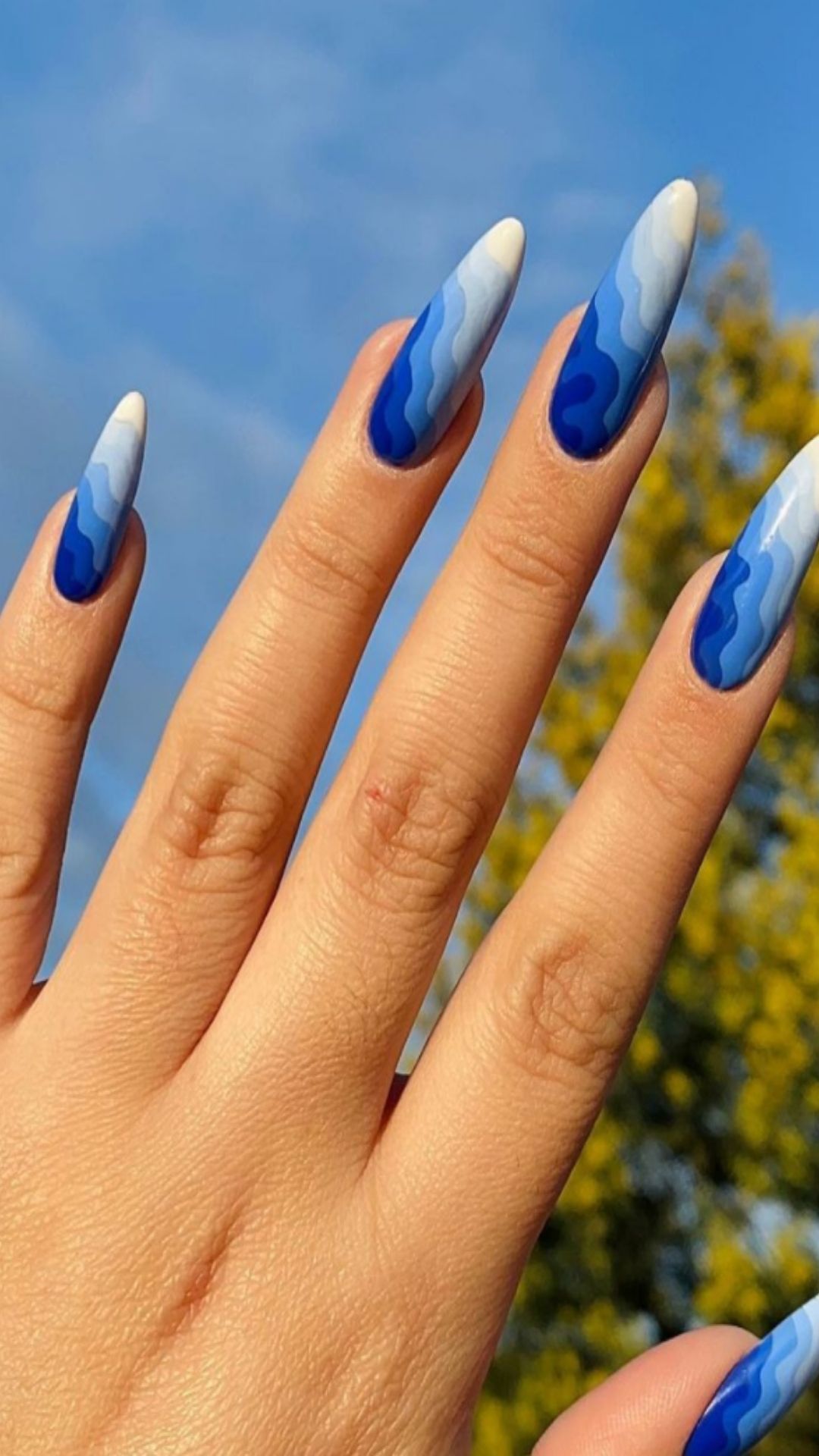 30 Stunning Blue nails aesthetic for a Bold and Beautiful Look 