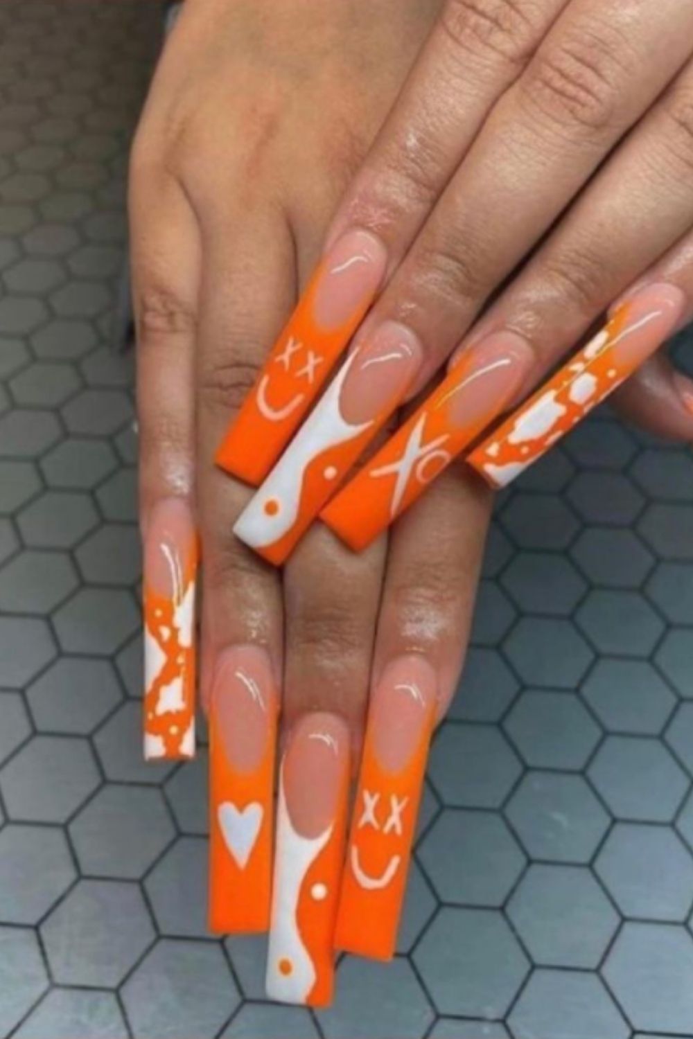 39 Pretty Orange Nails Design To Make You Stun In Every Season