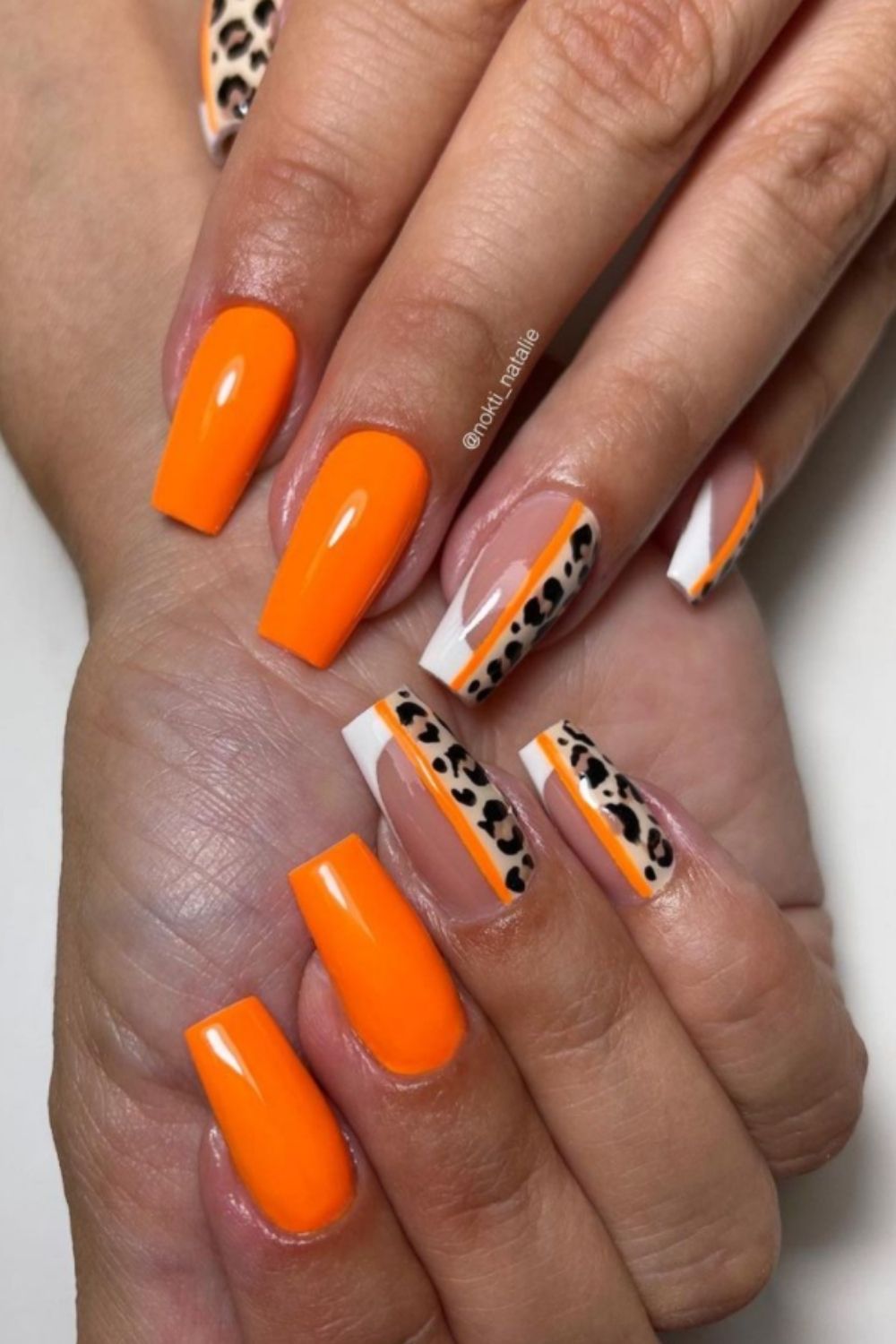 39 Pretty Orange nails design to Make You Stun in Every Season 