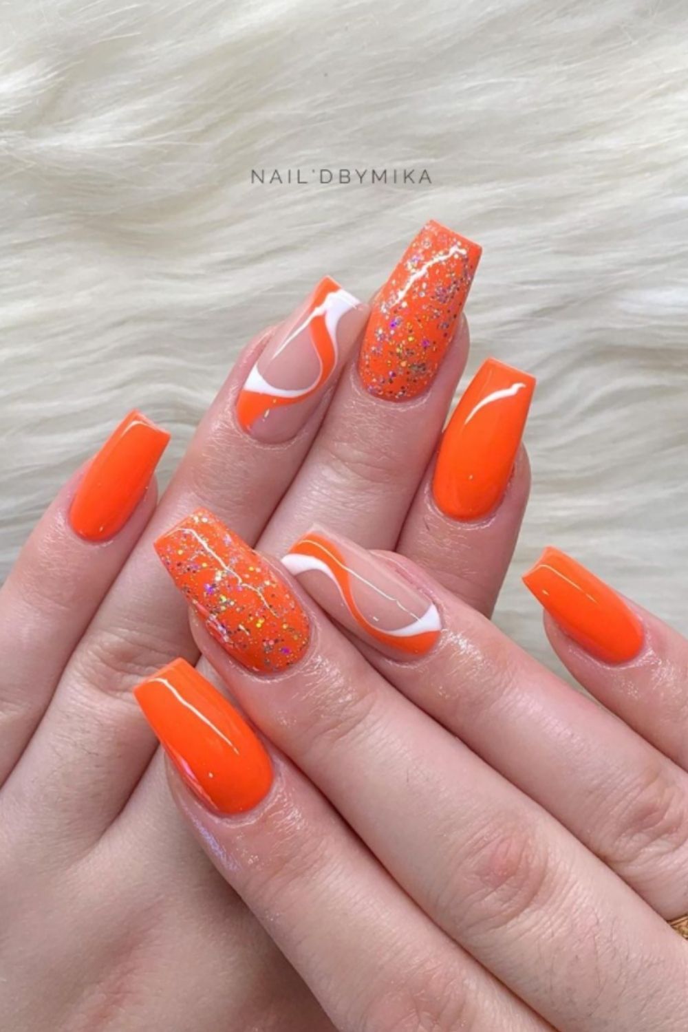 39 Pretty Orange Nails Design To Make You Stun In Every Season