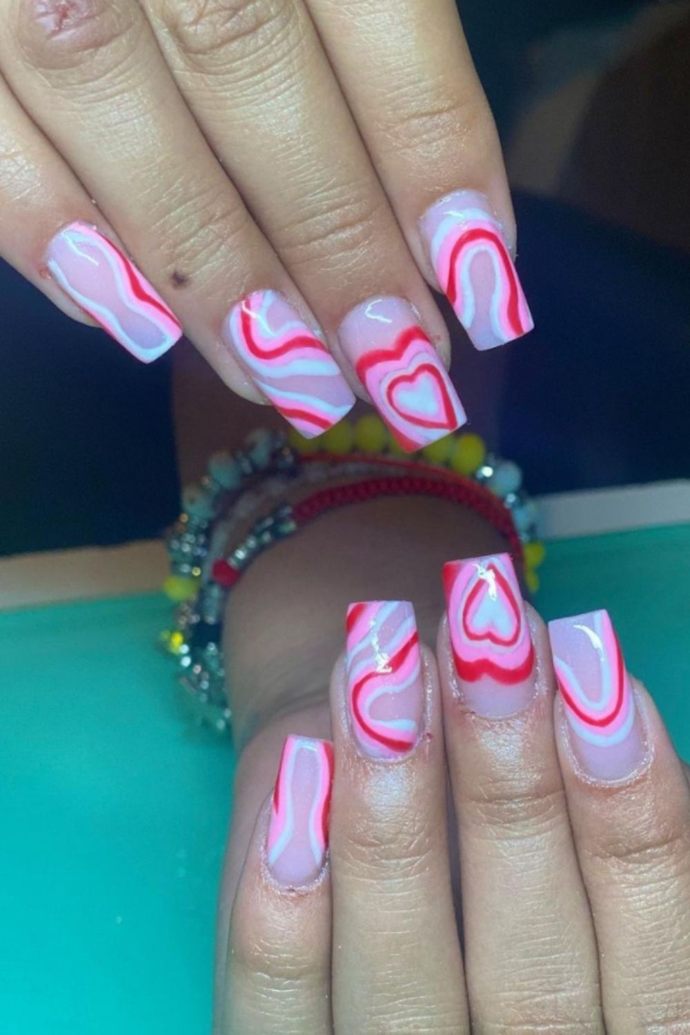 30 Cute pink acrylic nails you'll Love