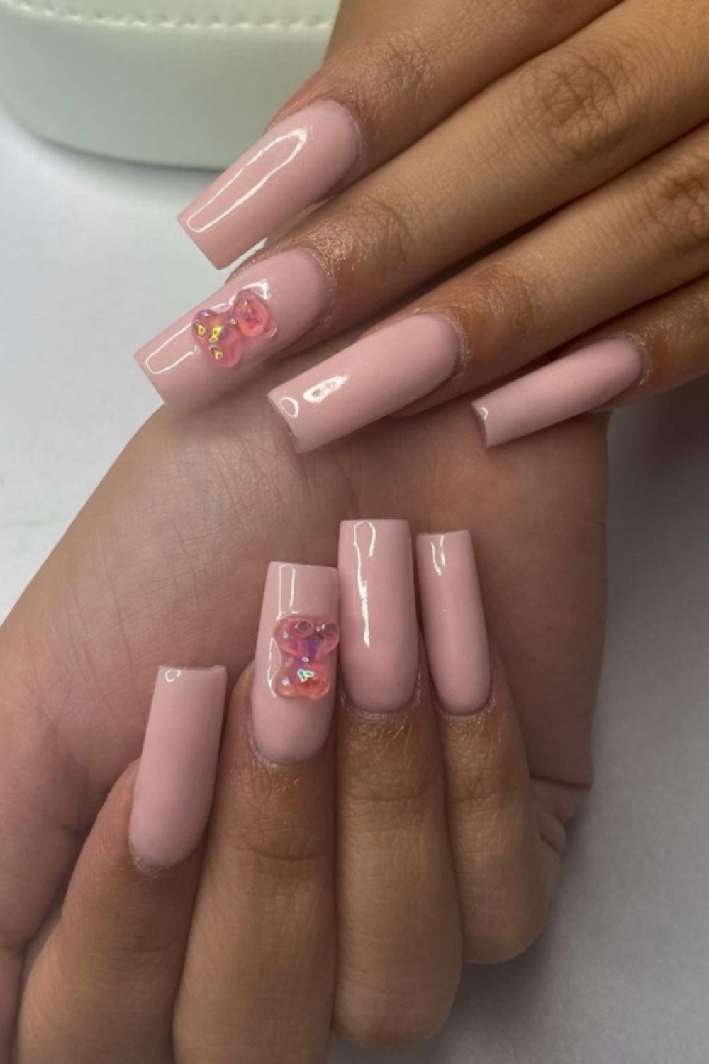 30 Cute pink acrylic nails you'll Love