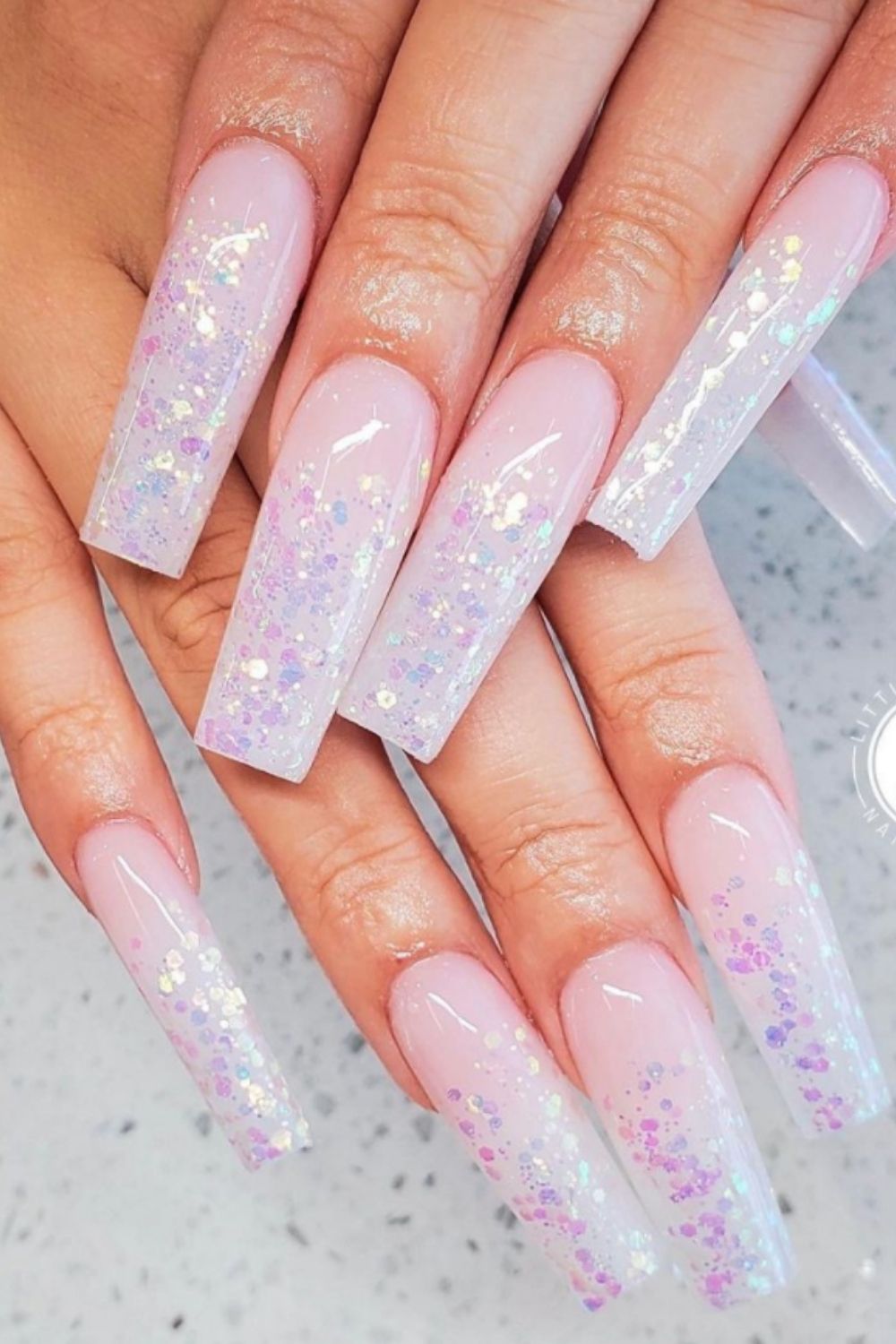 30 Cute pink acrylic nails you'll Love