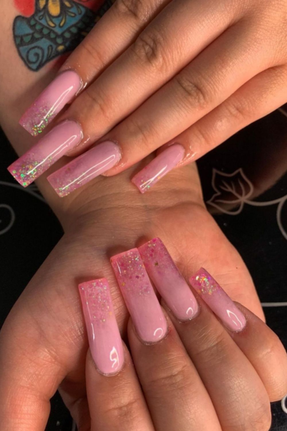 30 Cute pink acrylic nails you'll Love