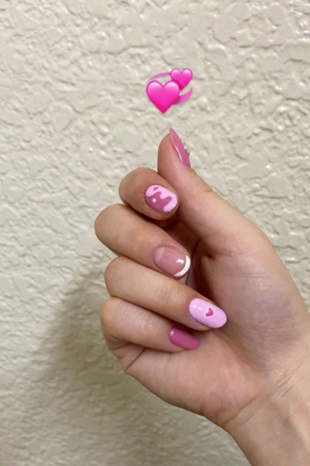 30 Cute pink acrylic nails you'll Love