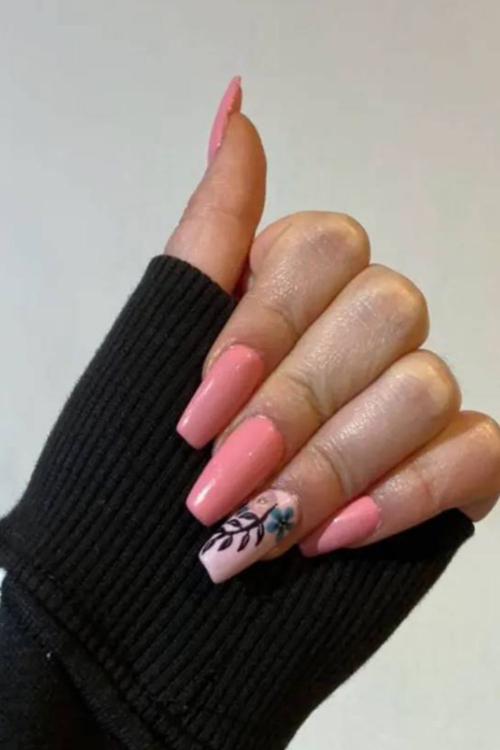 30 Cute pink acrylic nails you'll Love