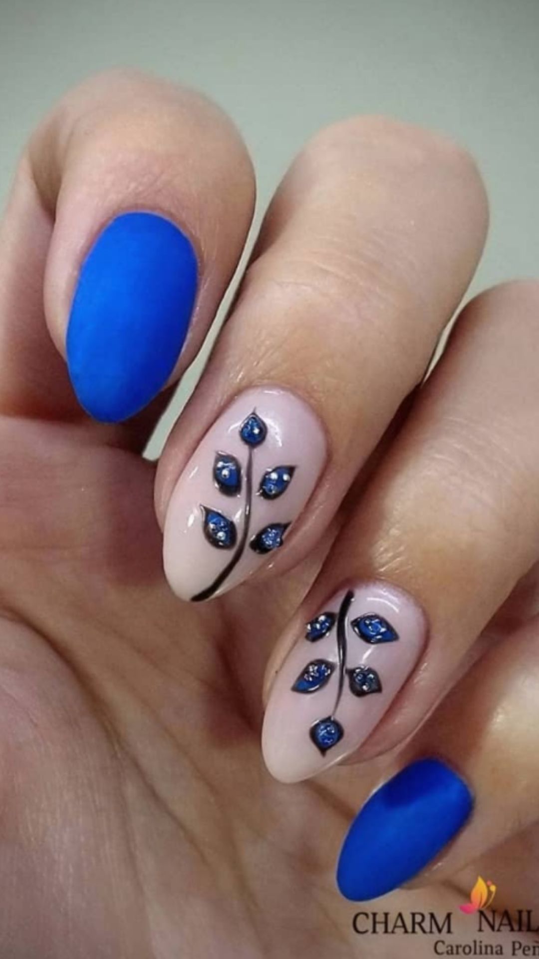 30 Stunning Blue nails aesthetic for a Bold and Beautiful Look 