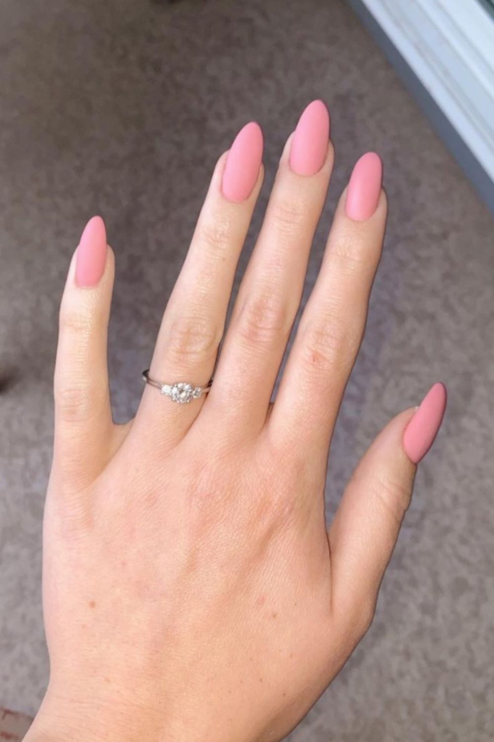 30 Cute pink acrylic nails you'll Love