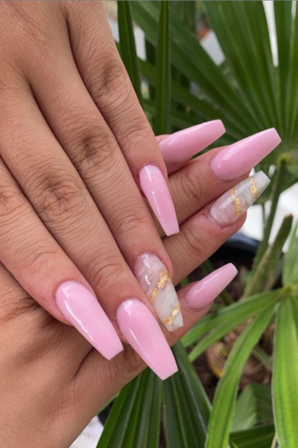 30 Cute pink acrylic nails you'll Love