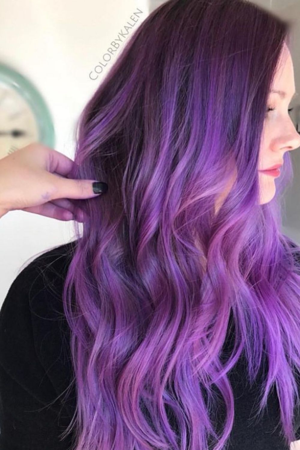 40 Cool Ideas Of Purple Ombre Hair