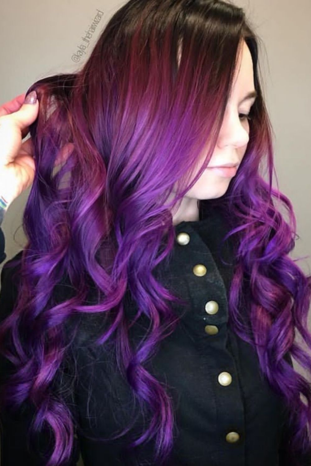 40 Cool Ideas Of Purple Ombre Hair