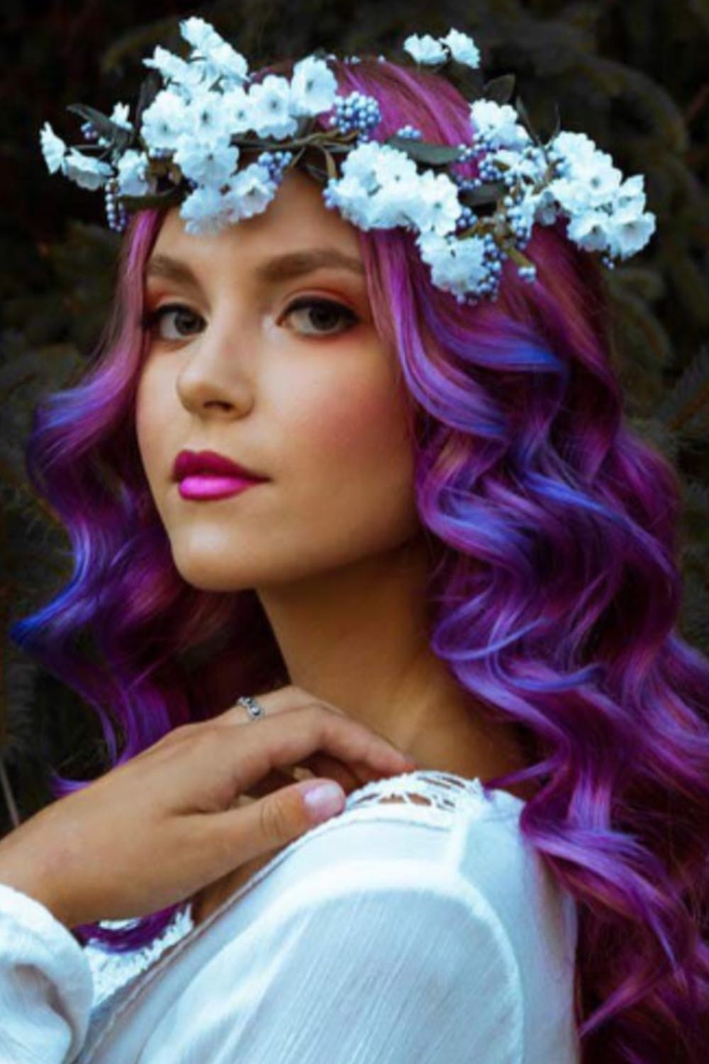 40 Cool Ideas Of Purple Ombre Hair