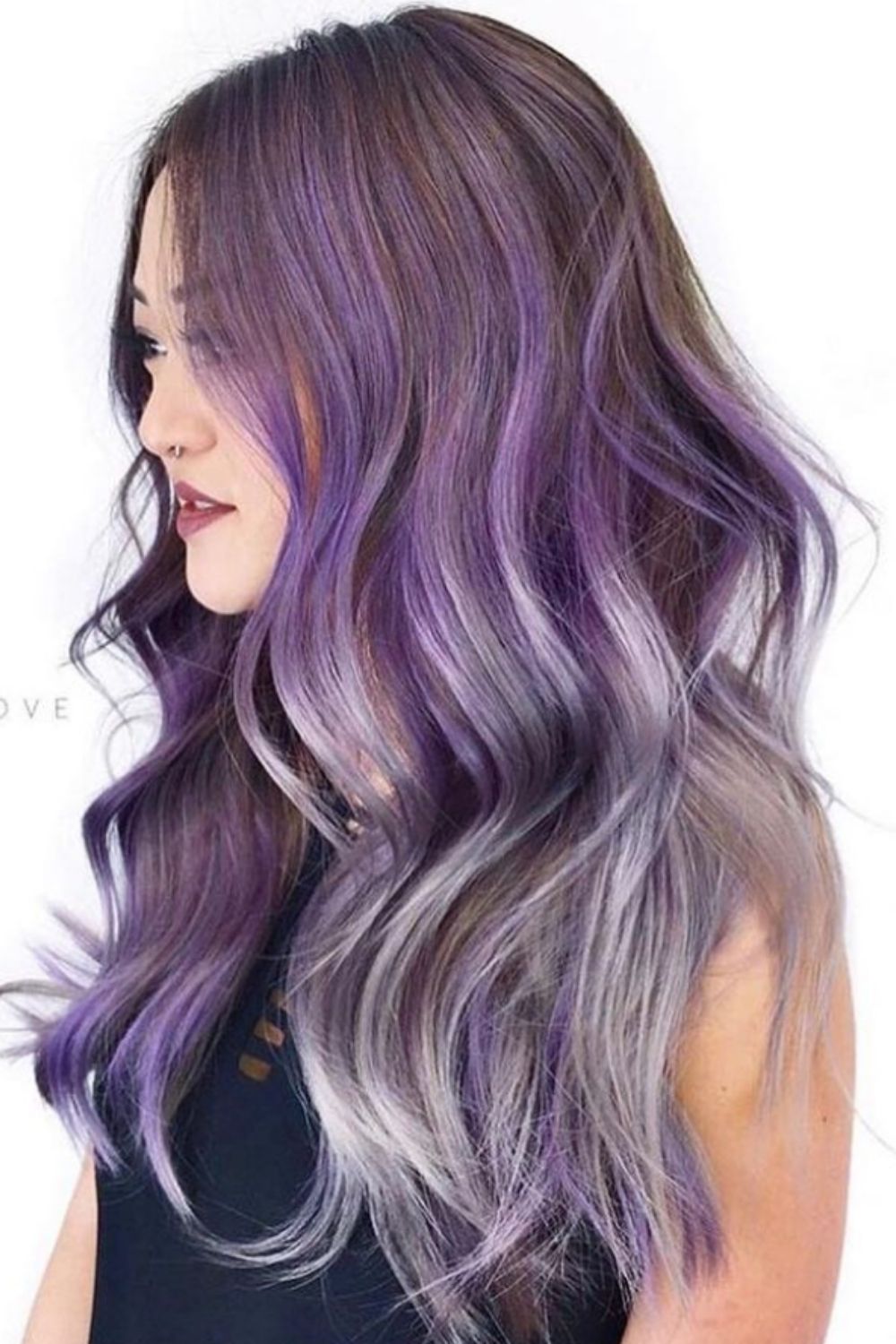 40 Cool Ideas Of Purple Ombre Hair