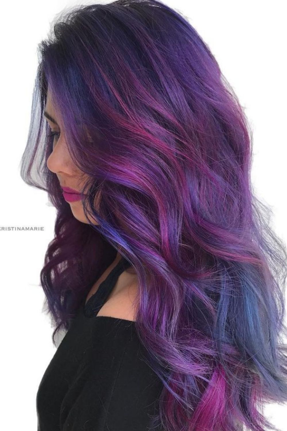 40 Cool Ideas Of Purple Ombre Hair