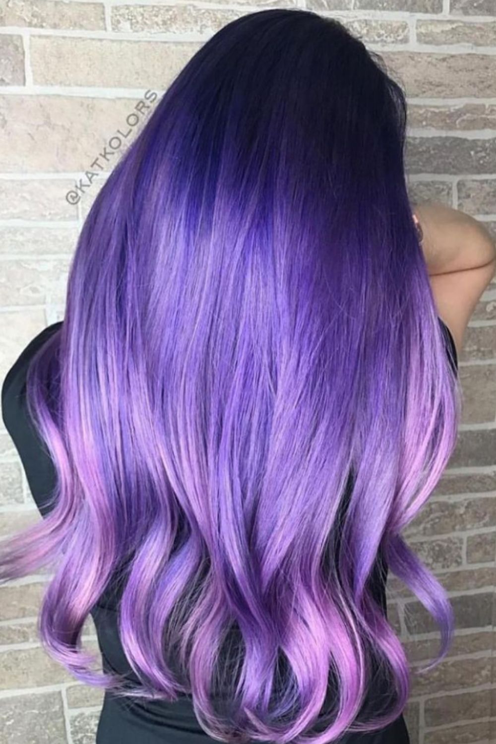 40 Cool Ideas Of Purple Ombre Hair