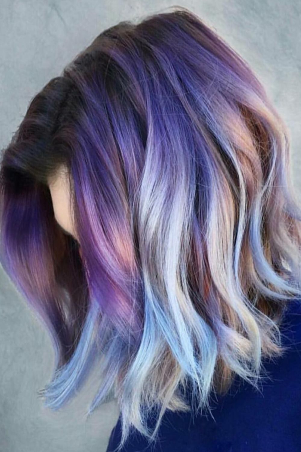 40 Cool Ideas Of Purple Ombre Hair