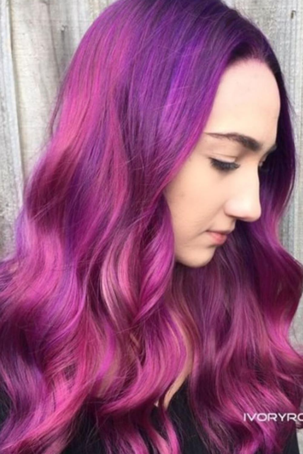 40 Cool Ideas Of Purple Ombre Hair