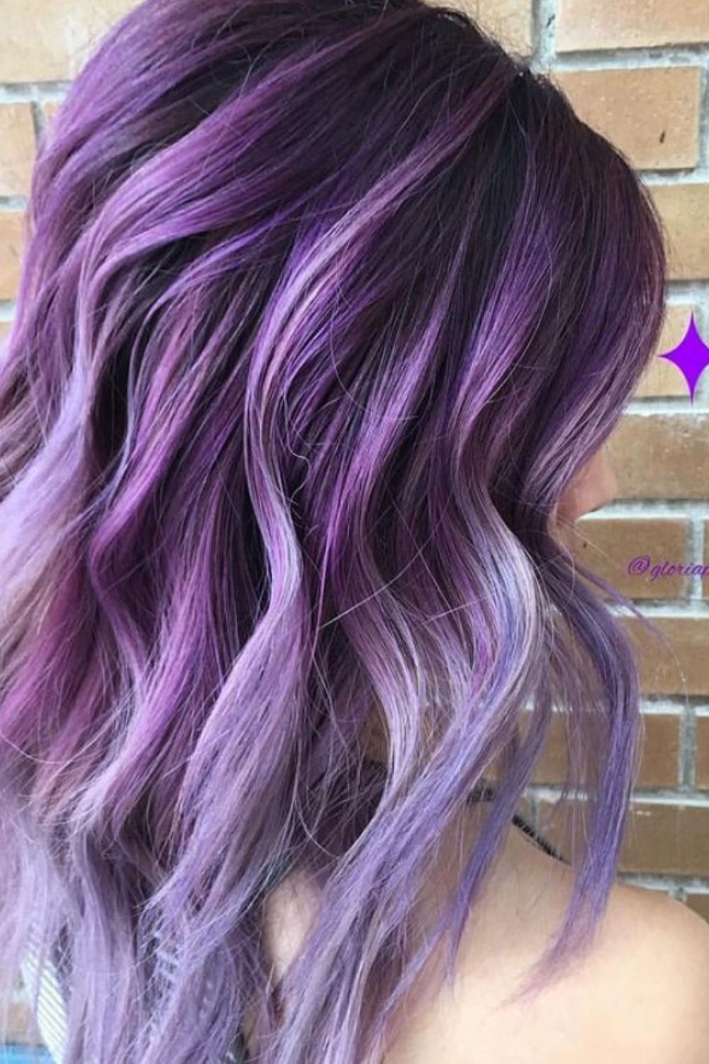 40 Cool Ideas Of Purple Ombre Hair