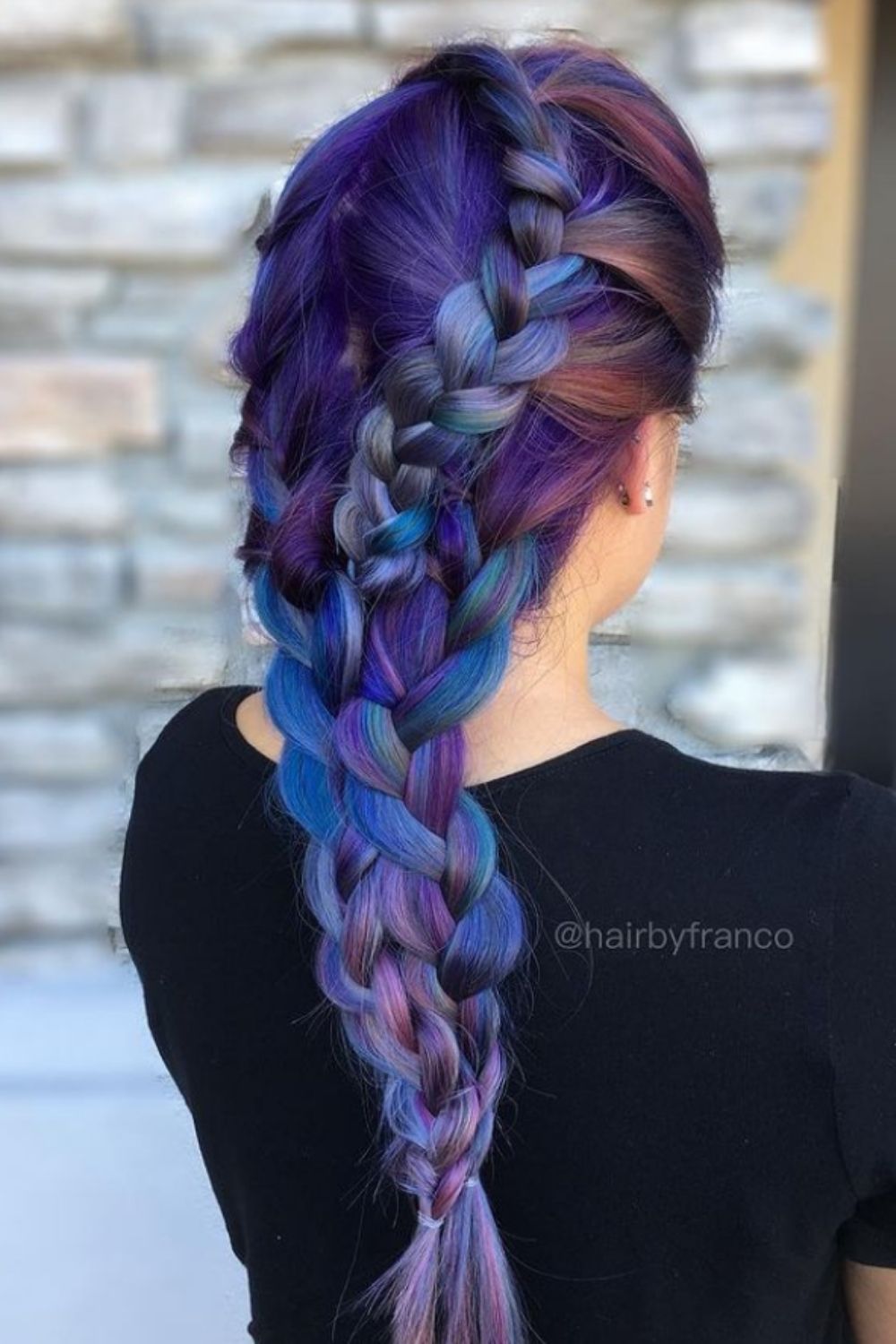 40 Cool Ideas Of Purple Ombre Hair