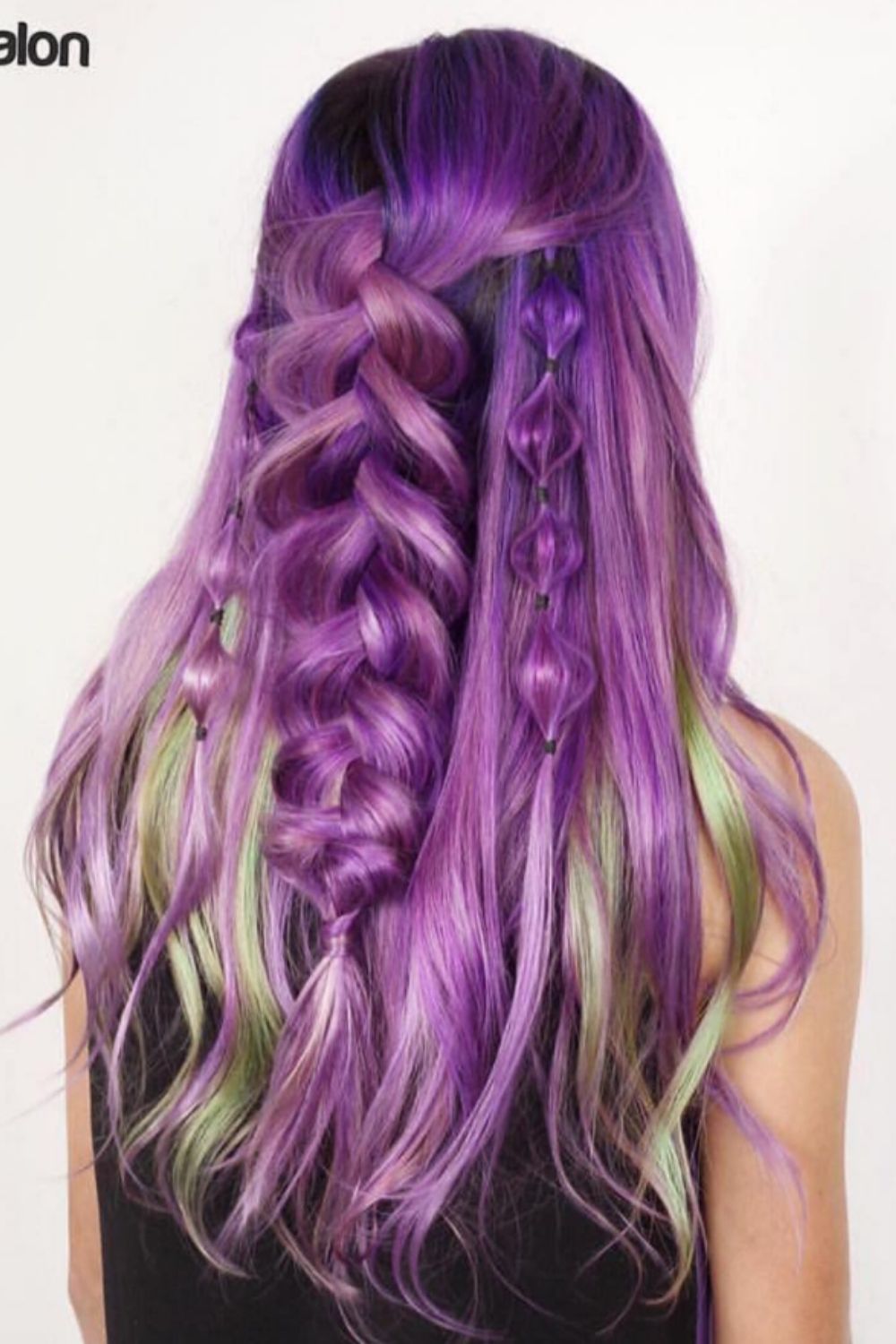 40 Cool Ideas Of Purple Ombre Hair