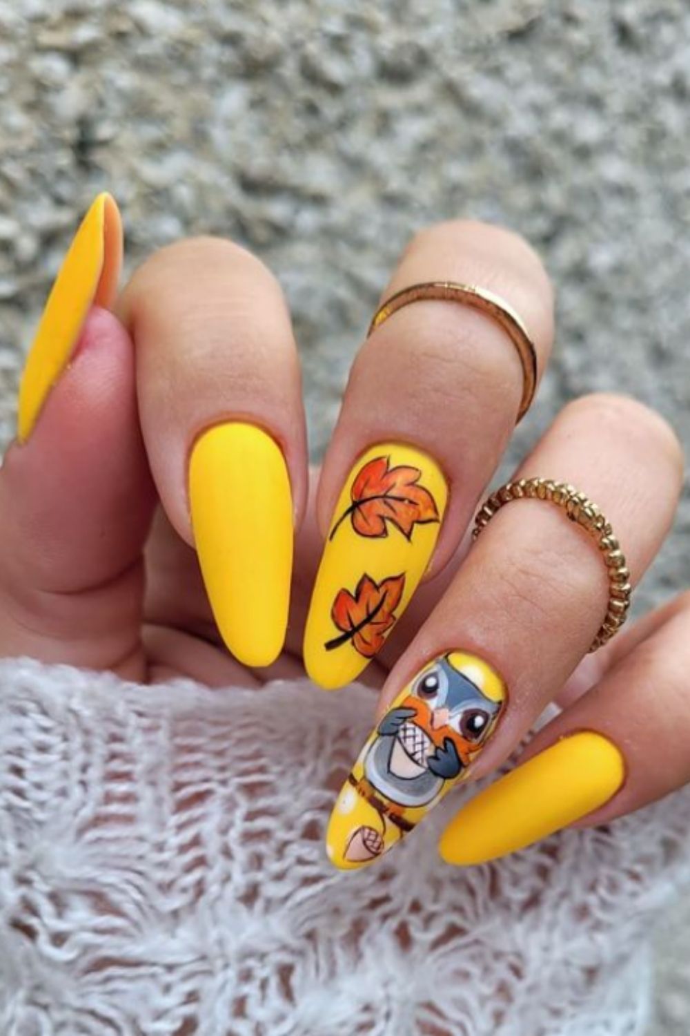 40 Autumn Acrylic Nails Ideas you can't miss