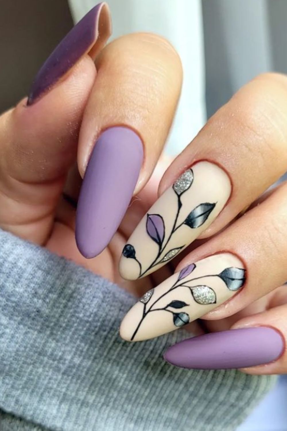 40 Autumn Acrylic Nails Ideas you can't miss