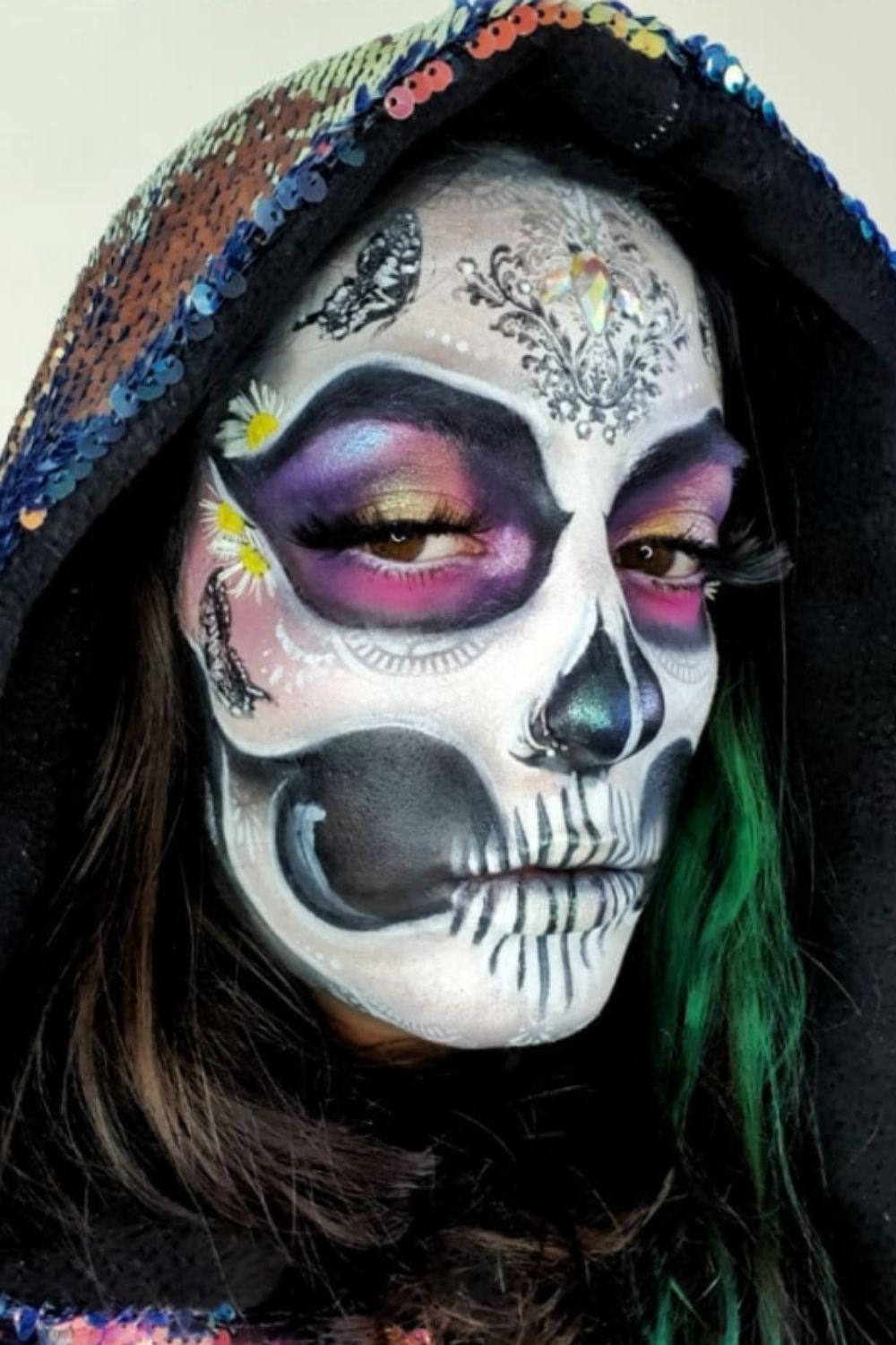 40 Best Sugar Skull Makeup Creations To Win Halloween