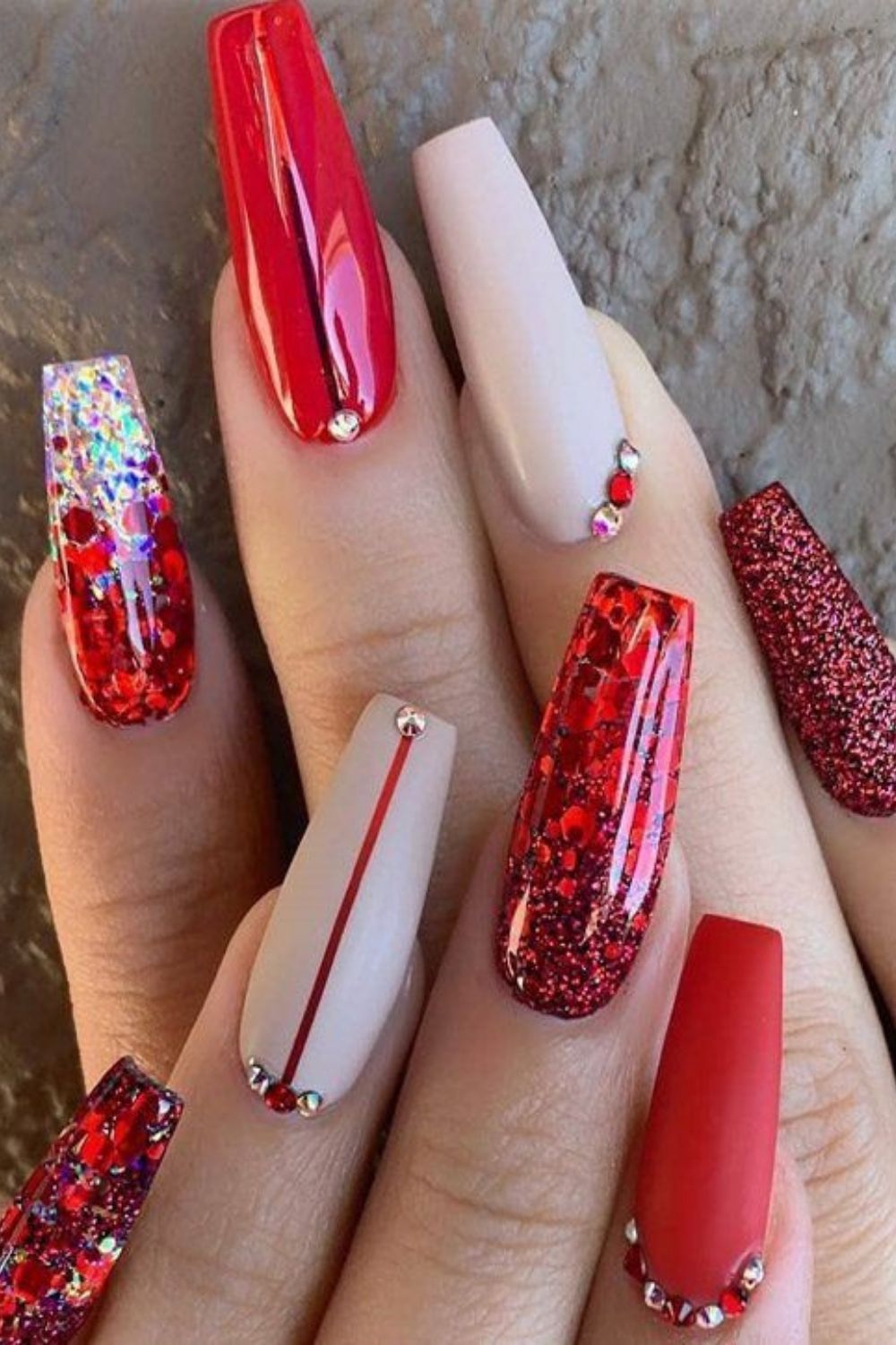 30 Cute Red Nail design ideas you need to try