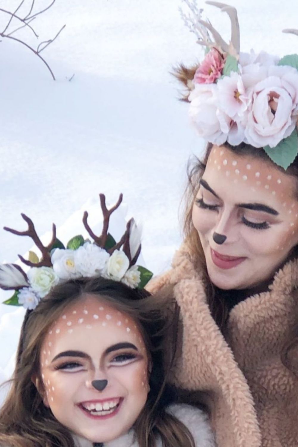 30 deer makeup and Antler Ideas for the cutest Christmas makeup looks