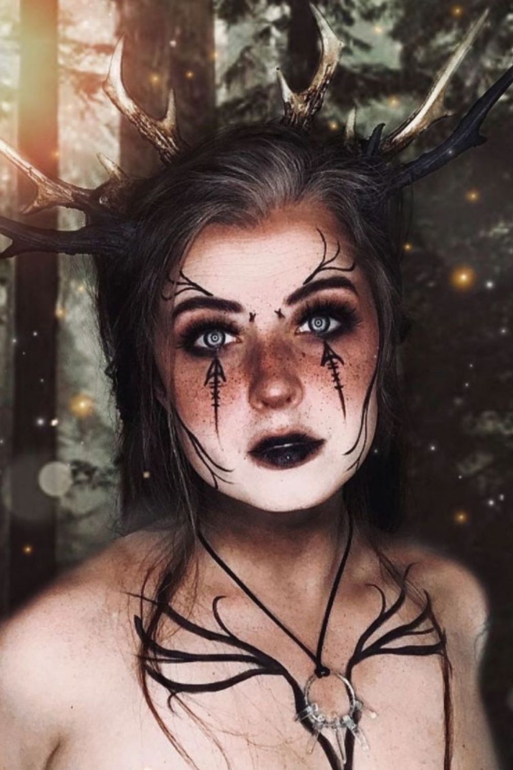 30 deer makeup and Antler Ideas for the cutest Christmas makeup looks